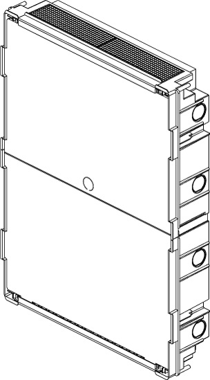 Vimar V53354 Scatola Incasso per Centralino Estetico 54 Moduli Azzurro IP40 - Dimensioni 426x588x100 mm