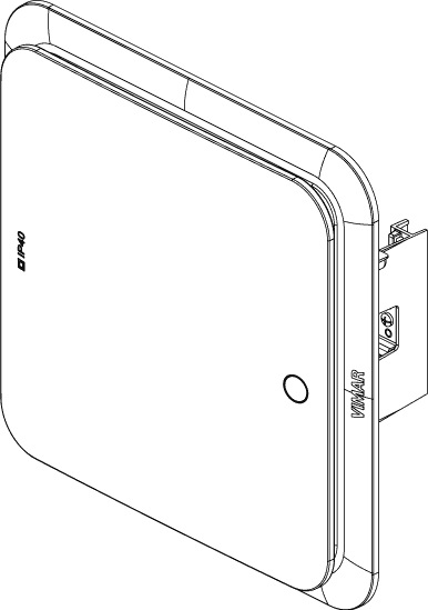 Vimar V53108.B Centralino Estetico da Incasso 8 Moduli Bianco IP40