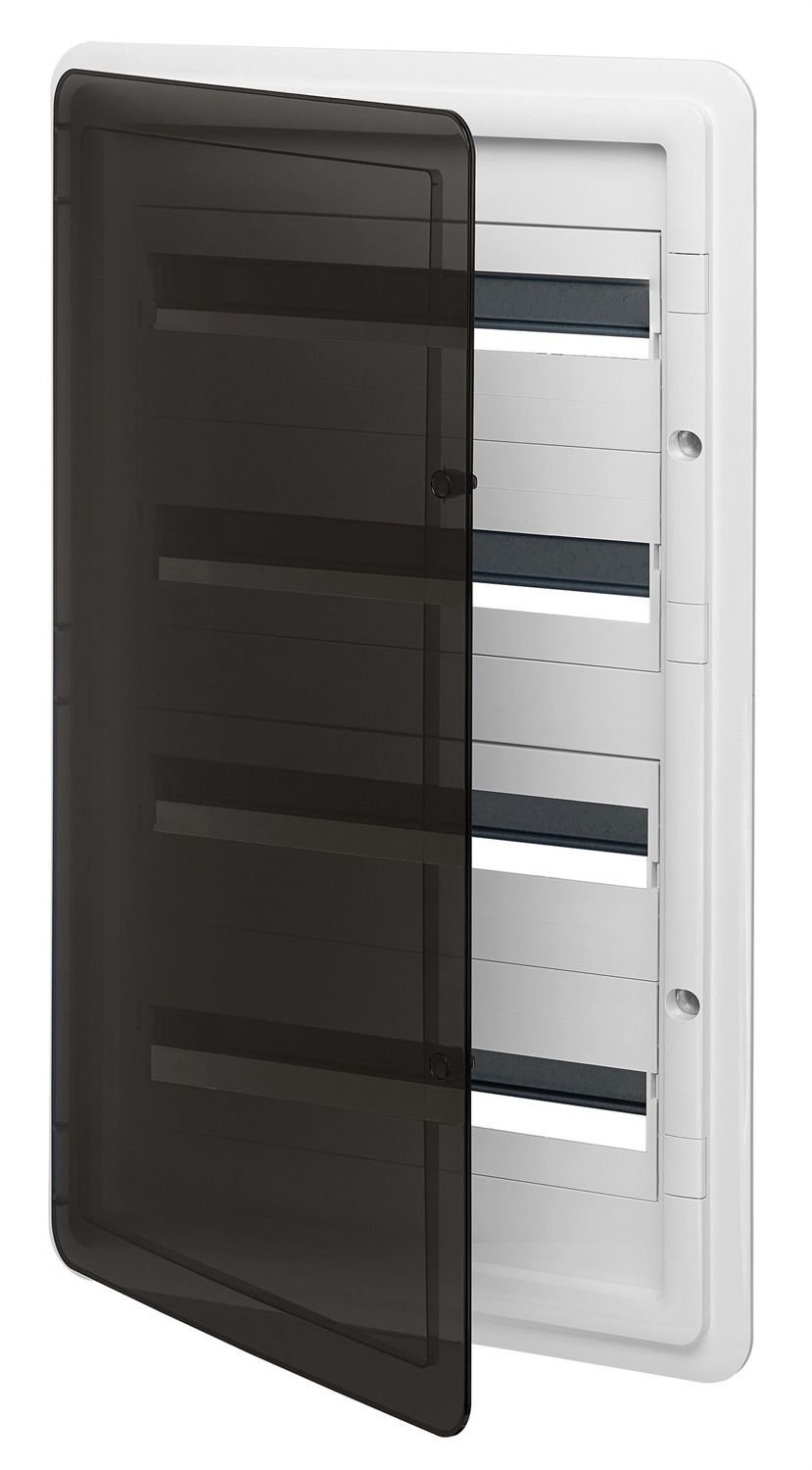 Vimar V53172 Centralino Estetico da Incasso 72 Moduli IP40 Colore Fumé con Guida DIN