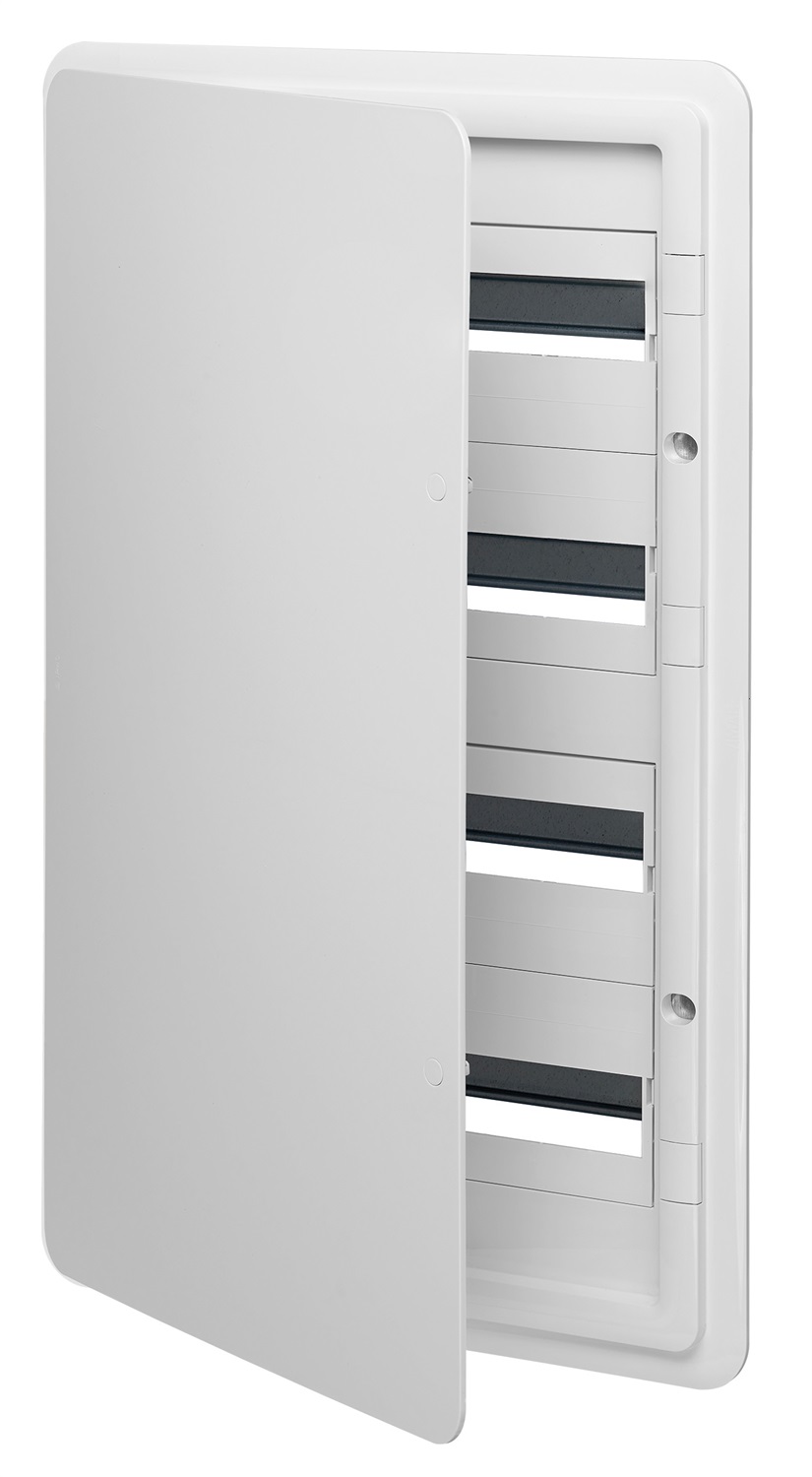 Vimar V53172.B Centralino Estetico da Incasso 72 Moduli IP40 Bianco con Guida DIN