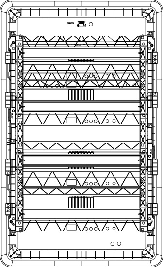 Vimar V53172.B Centralino Estetico da Incasso 72 Moduli IP40 Bianco con Guida DIN