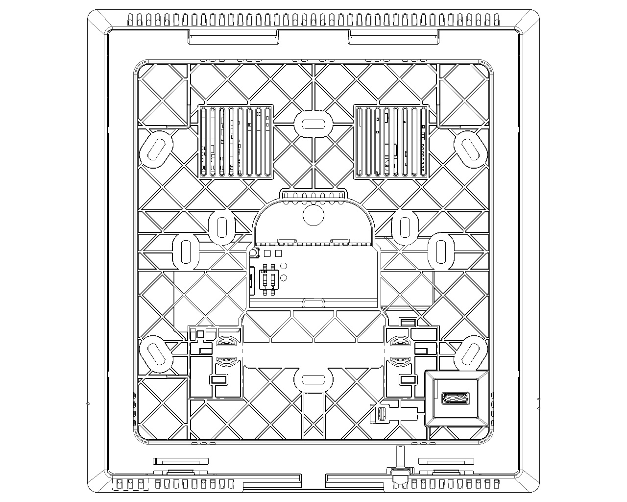 Vimar 40515 Videocitofono Vivavoce Tab 5S Up da Parete con Wi-Fi, Display Touch Screen LCD 5