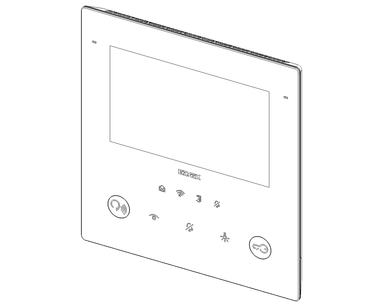 Vimar 40515 Videocitofono Vivavoce Tab 5S Up da Parete con Wi-Fi, Display Touch Screen LCD 5