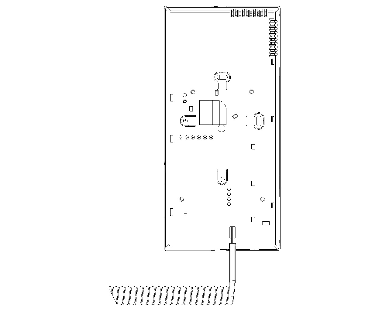 VIMAR Voxie 40540 - Citofono Cornetta 2 Fili Bianco con 2 Pulsanti per Apertura Serratura e Luce Scale