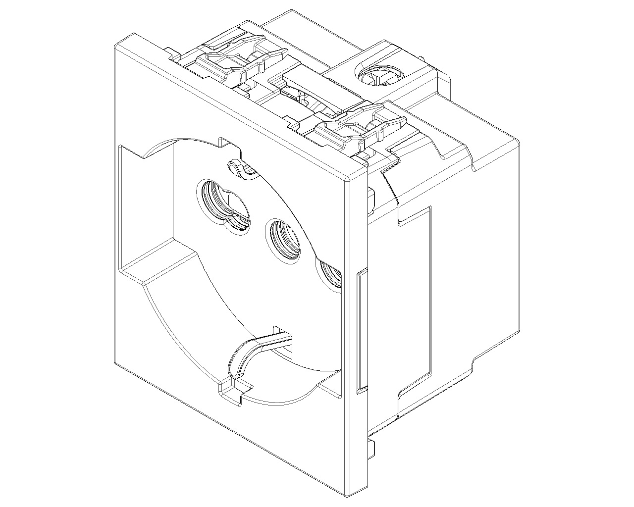 Vimar 30210.C Presa SICURY 2P T 16A Universale Canapa con Protezione Bimbi