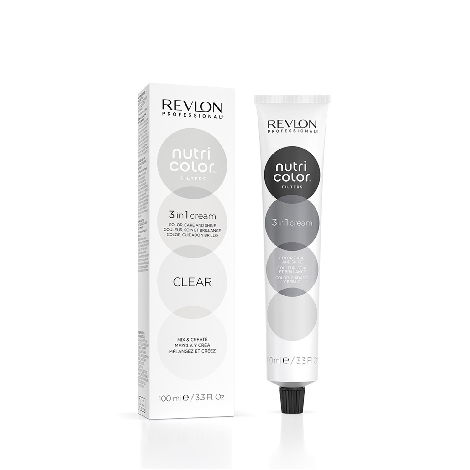 Revlon Professional Nutri Color Filters Maschera Colorata Protettiva Istantanea Multidimensionale Clear - 100 ml