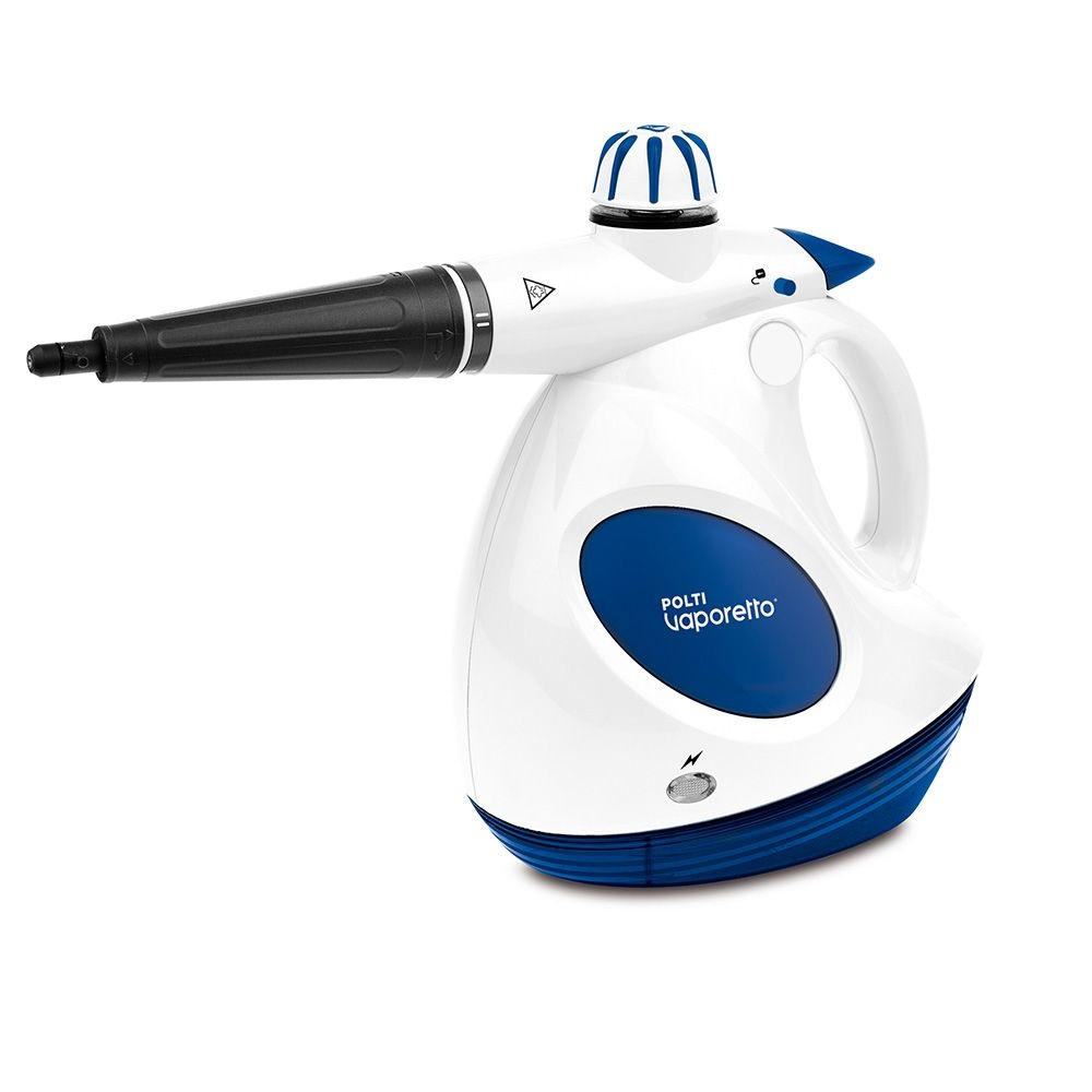 Polti Vaporetto First Pulitore a Vapore Portatile 0,2 L 1000 W Fino a 3 Bar Blu e Bianco con 5 Accessori