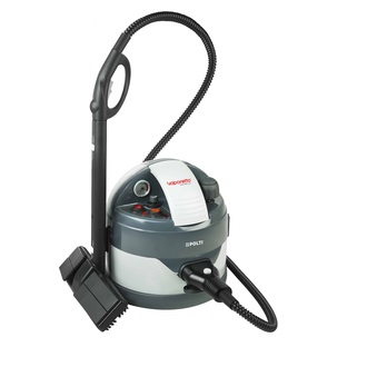 Polti Eco Pro 3.0 Pulitore a Vapore Cilindrico 2 L 2000 W Nero e Bianco, Pressione 4,5 bar, Vapore Continuo 110 g/min, 9 Accessori Inclusi