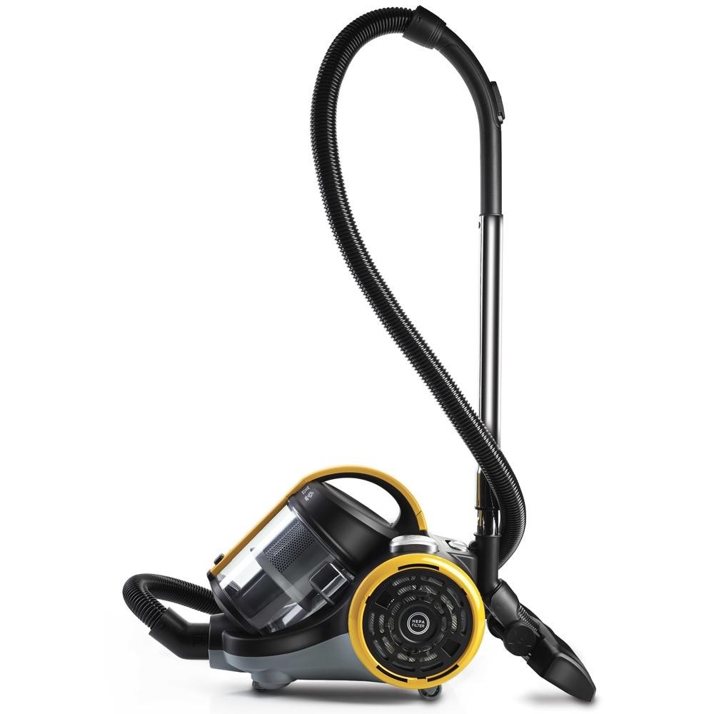 Polti Forzaspira C115 Plus - Aspirapolvere Ciclonico a Traino Senza Sacco 800 W con Spazzola Parquet, Capacità 2 Litri, Filtro HEPA
