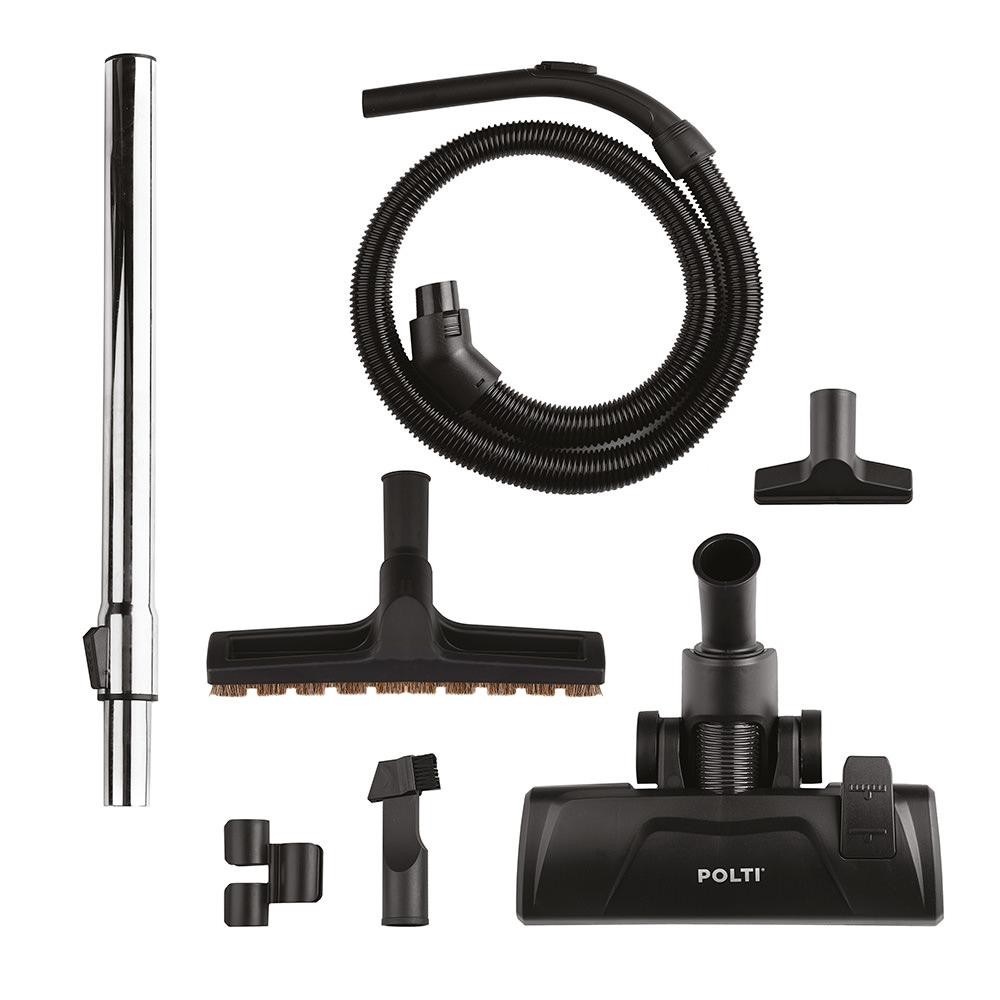 Polti Forzaspira C115 Plus - Aspirapolvere Ciclonico a Traino Senza Sacco 800 W con Spazzola Parquet, Capacità 2 Litri, Filtro HEPA