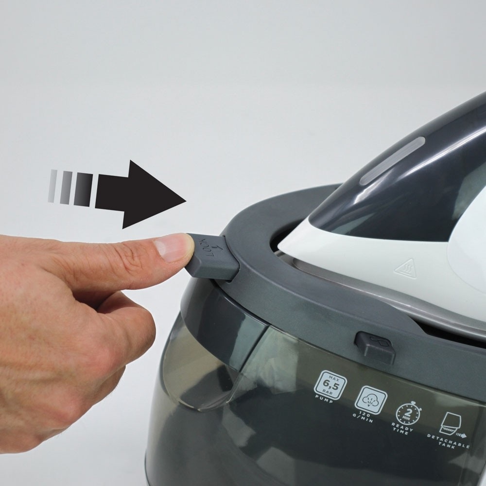 Polti Vaporella Simply 10.10 - Ferro Generatore di Vapore 2200W, Serbatoio Estraibile 1,5L, Pressione 6,5 Bar, Funzione ECO, Piastra in Ceramica