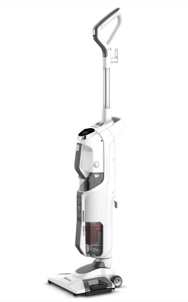 Polti Vaporetto 3 Clean - Scopa a Vapore Aspirante 3 in 1, 1700-1800W, Capacità 0,5L, Bianco e Grigio, 12 Accessori Inclusi