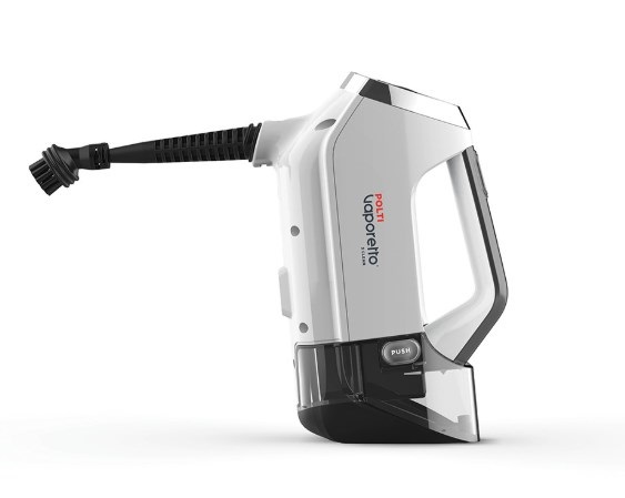 Polti Vaporetto 3 Clean - Scopa a Vapore Aspirante 3 in 1, 1700-1800W, Capacità 0,5L, Bianco e Grigio, 12 Accessori Inclusi
