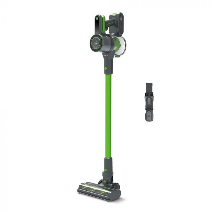 Polti Forzaspira D-Power SR500 Scopa Elettrica 2 in 1 Senza Filo Verde con Batteria Ricaricabile, Potenza 250W, Capacità 0,6L, Filtraggio EPA Multiciclonico