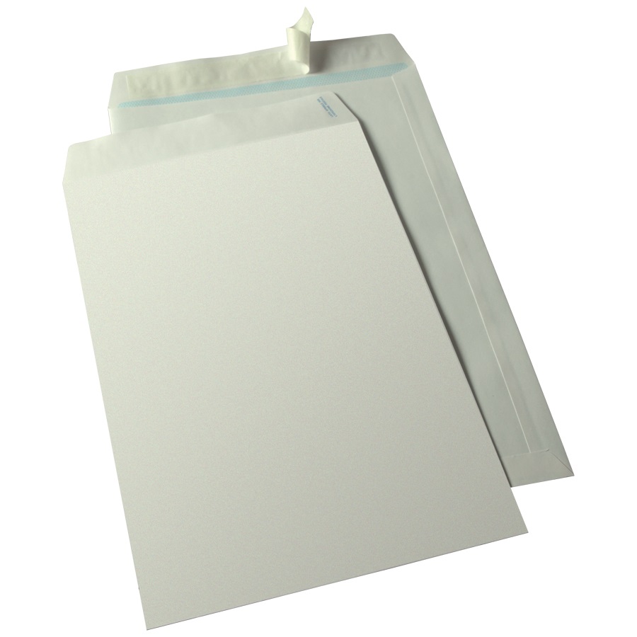 Blasetti Buste a Sacco Autoadesive Self 100 g/m² Bianco - 25x35,3 cm - Conf. 500 Pz