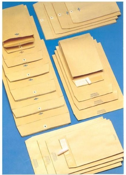 Blasetti Monodex Buste a Sacco Avana 23x33 cm - 250 Pezzi - 120 gr - Soffietti Laterali e Fondo Quadro con Strip Adesivo