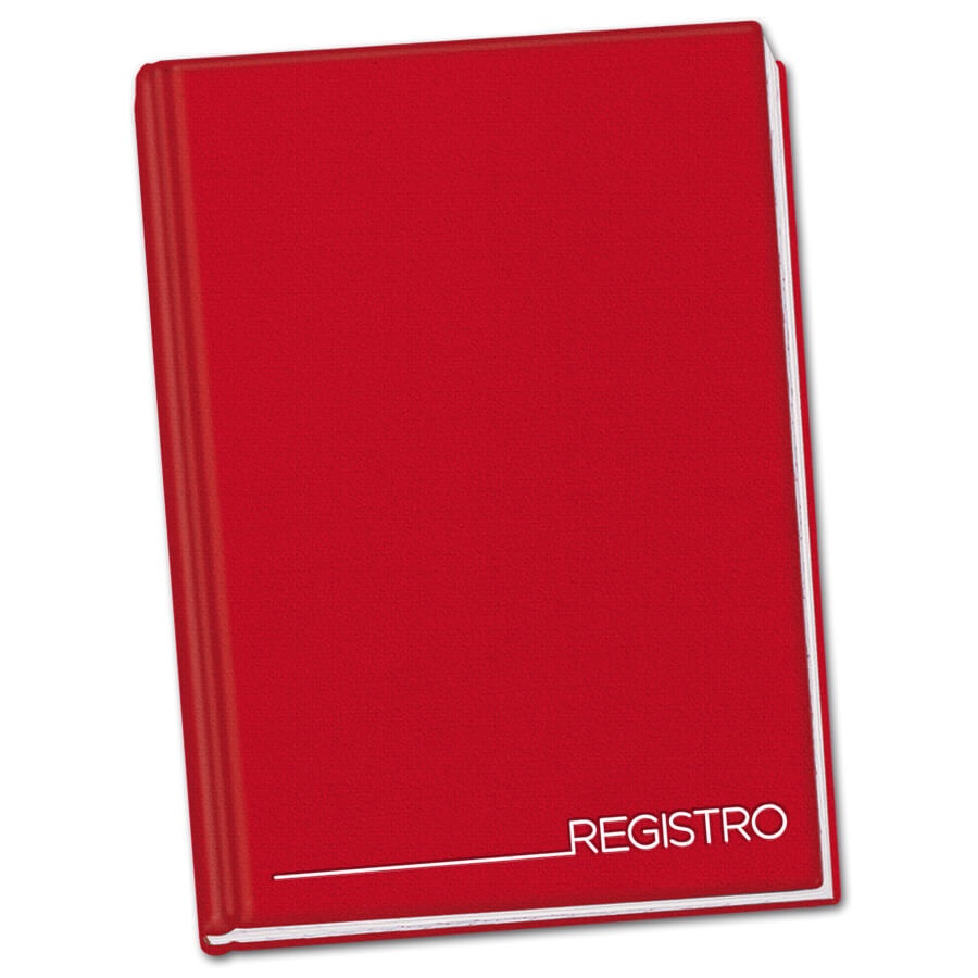 Blasetti Registro Cartonato 210x297mm - 1 Rigo - 192 Fogli - Copertina Similpelle - Colori Assortiti