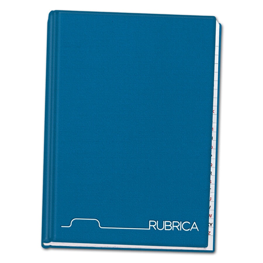 Blasetti Rubrica Telefonica Cartonata A4 96 Fogli 1 Rigo Copertina Cartonata Rivestita in Papercoat