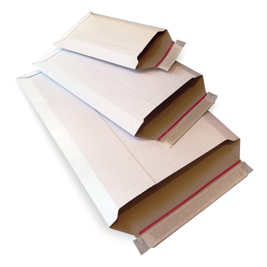 BLASETTI Sacchetti E-Commerce Pack ST7 - 31 x 44,5 x 6 cm - Cartone Teso Bianco - Conf. 20 Pezzi - 100% Riciclabili