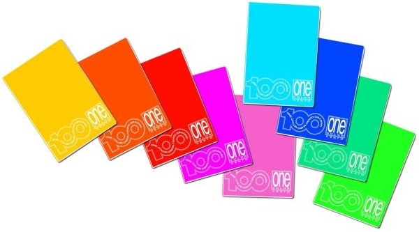 Blasetti One Color Maxi Quaderno A4 - 18 1 Fogli, Rigatura 4F, Carta 100 g/mq, Confezione da 10 Pezzi, Copertina Monocromatica