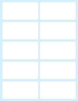 Tico Etichette Bianche Scrivibili a Mano E-5828 - 58 x 28 mm - 100 Etichette con Adesivo Permanente