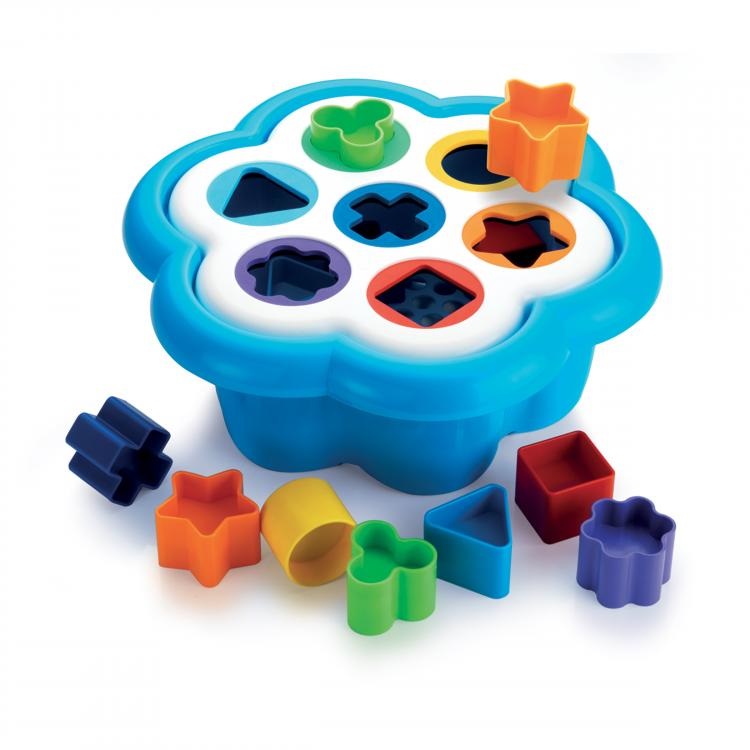 Quercetti Daisy Shape Sorter - Gioco Incastri per Bambini 1-4 Anni, Sviluppo Manualità, Made in Italy