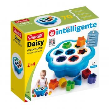 Quercetti Daisy Shape Sorter - Gioco Incastri per Bambini 1-4 Anni, Sviluppo Manualità, Made in Italy