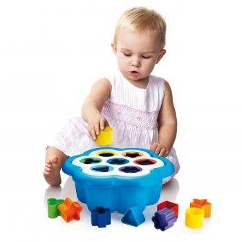 Quercetti Daisy Shape Sorter - Gioco Incastri per Bambini 1-4 Anni, Sviluppo Manualità, Made in Italy