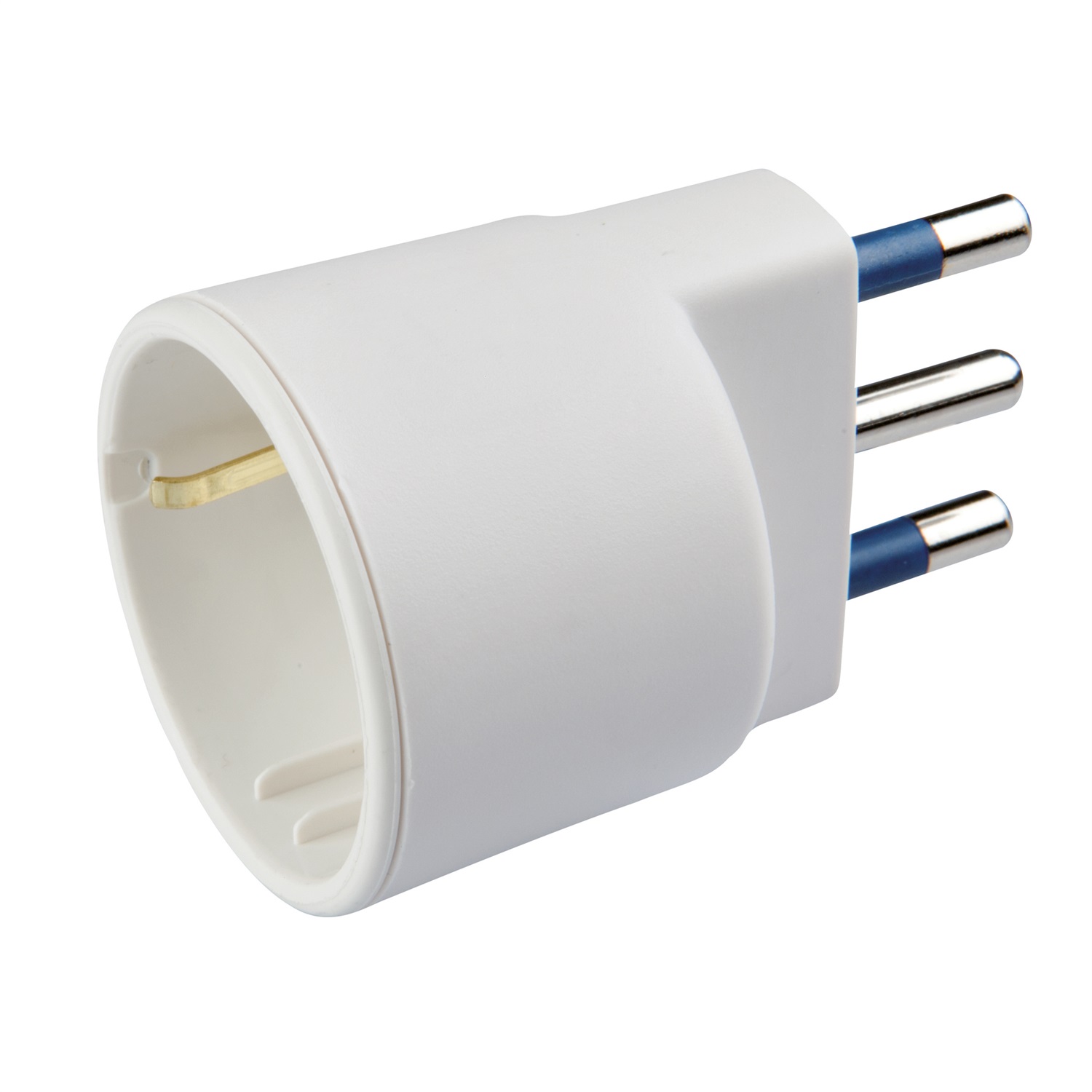 Poly Pool PP0432 Adattatore Spina Tipo L (IT) 16A con Presa Tipo L, Bianco, 250 V~