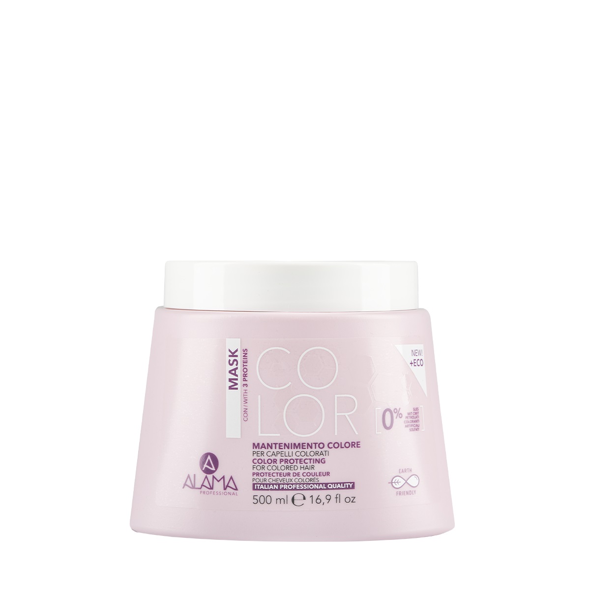 Alama Maschera Mantenimento Colore 500ml - Protezione Colore per Capelli Colorati con Cheratina, Collagene ed Elastina