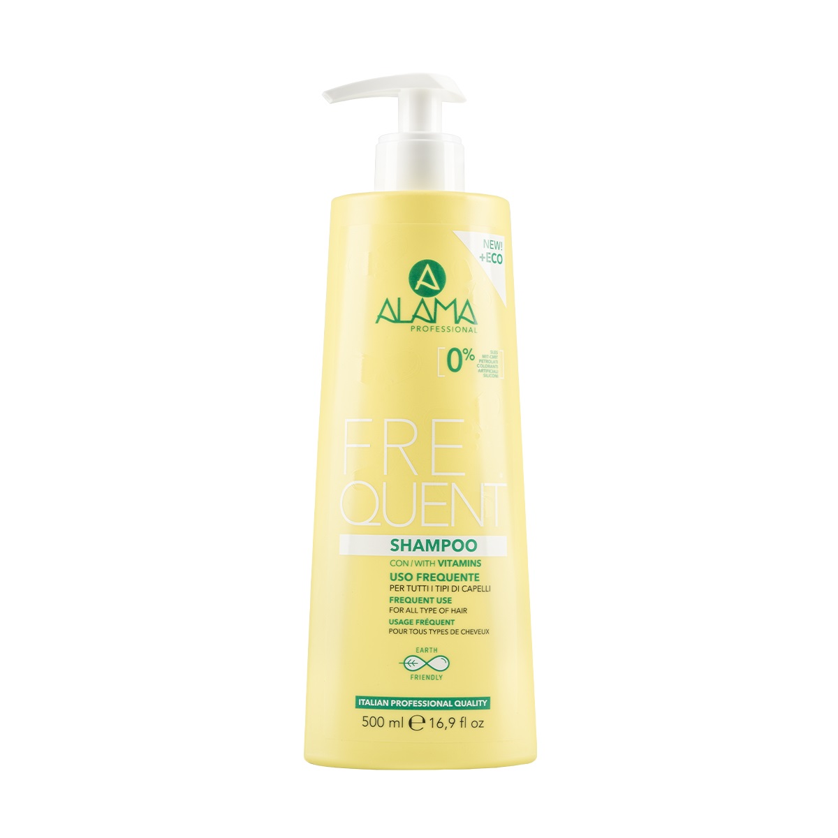 Alama Shampoo Uso Frequente 500ml - Deterge Delicatamente per Tutti i Tipi di Capelli con Vitamine