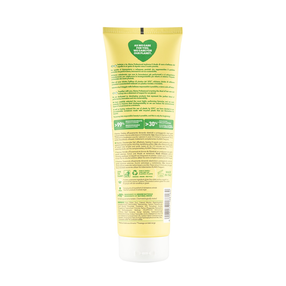 Alama Conditioner Uso Frequente 300ml - Trattamento Anticrespo e Rivitalizzante per Tutti i Tipi di Capelli
