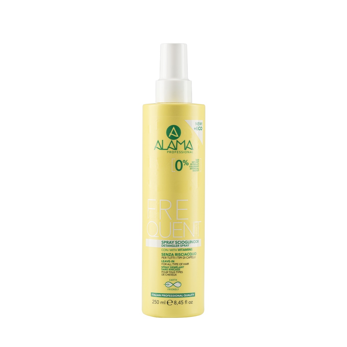 Alama Frequent Spray Scioglinodi Uso Frequente Senza Risciacquo 250 ml - Idratante, Setificante, Ideale per Tutti i Tipi di Capelli e per Bambini