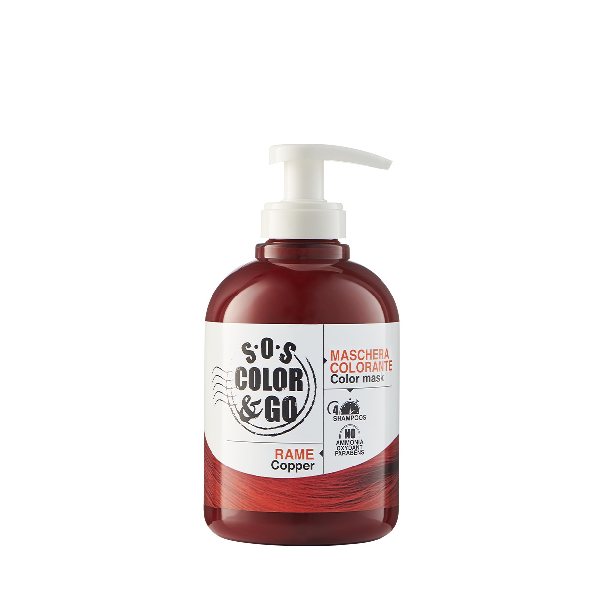 Alama S.O.S. Color & Go Maschera Colorata Condizionante Rame 300ml