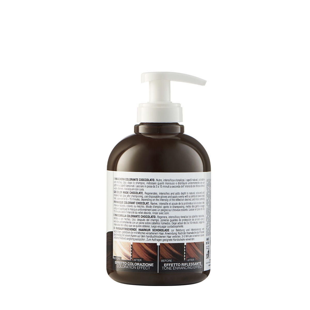 Alama S.O.S. Color & Go Maschera Colorata Condizionante Cioccolato 300ml - Nutre, Intensifica e Tonalizza
