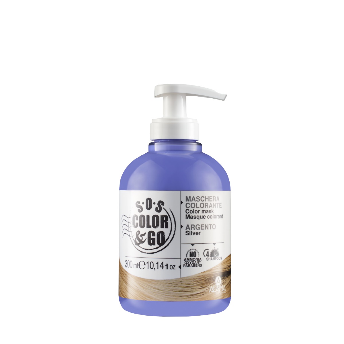 Alama S.O.S. Color & Go Maschera Colorata Condizionante Argento 300ml