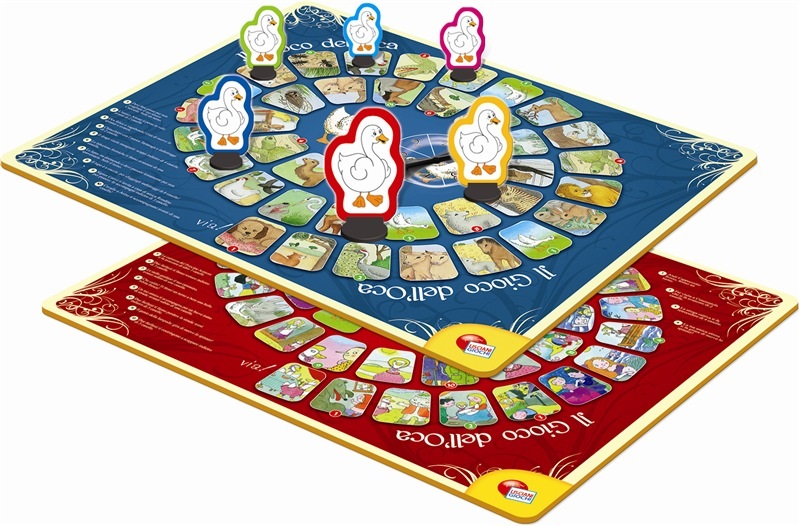 Lisciani Gioco dell'Oca - Gioco da Tavolo Double-Face con Varianti Classica e Favole, Età 6-99 Anni