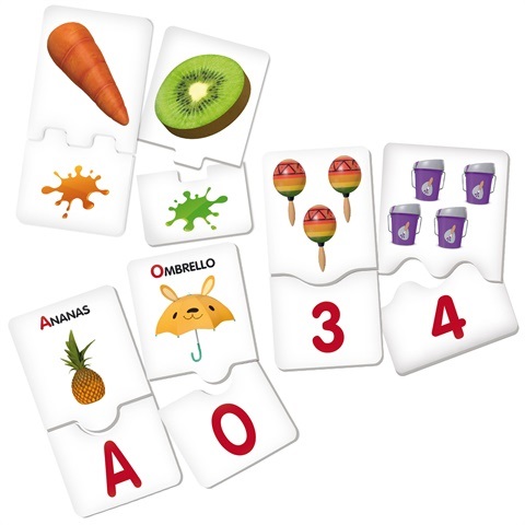 Lisciani Bing Raccolta Giochi Educativi Baby - Giochi in Cartone Resistente con Puzzle, Logica, Primi Numeri e Vocali per Bambini