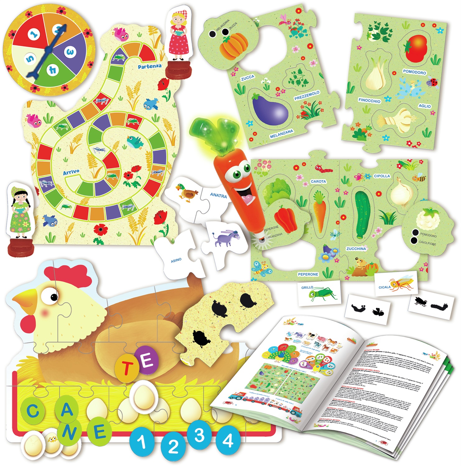 Lisciani Carotina Penna Parlante - Gioco Educativo Interattivo con 50 Giochi per Bambini 3-6 Anni