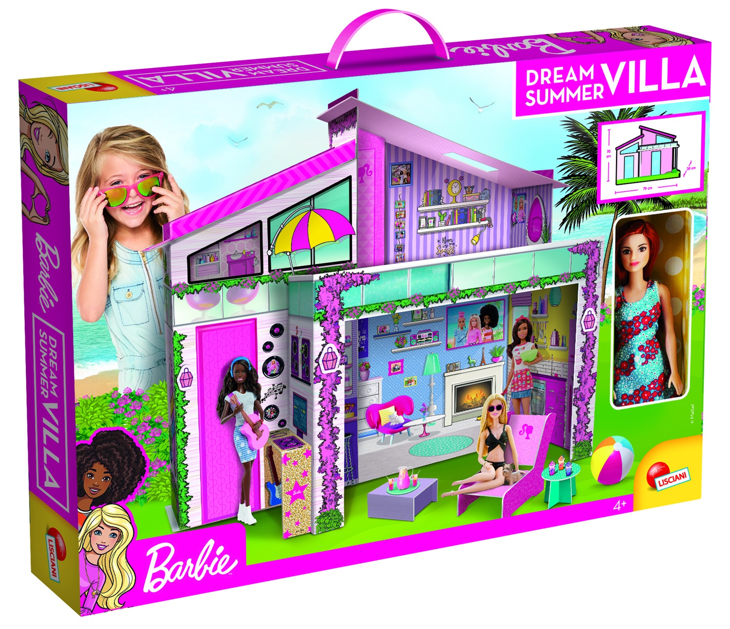 Lisciani Barbie Casa di Malibu' Con Doll