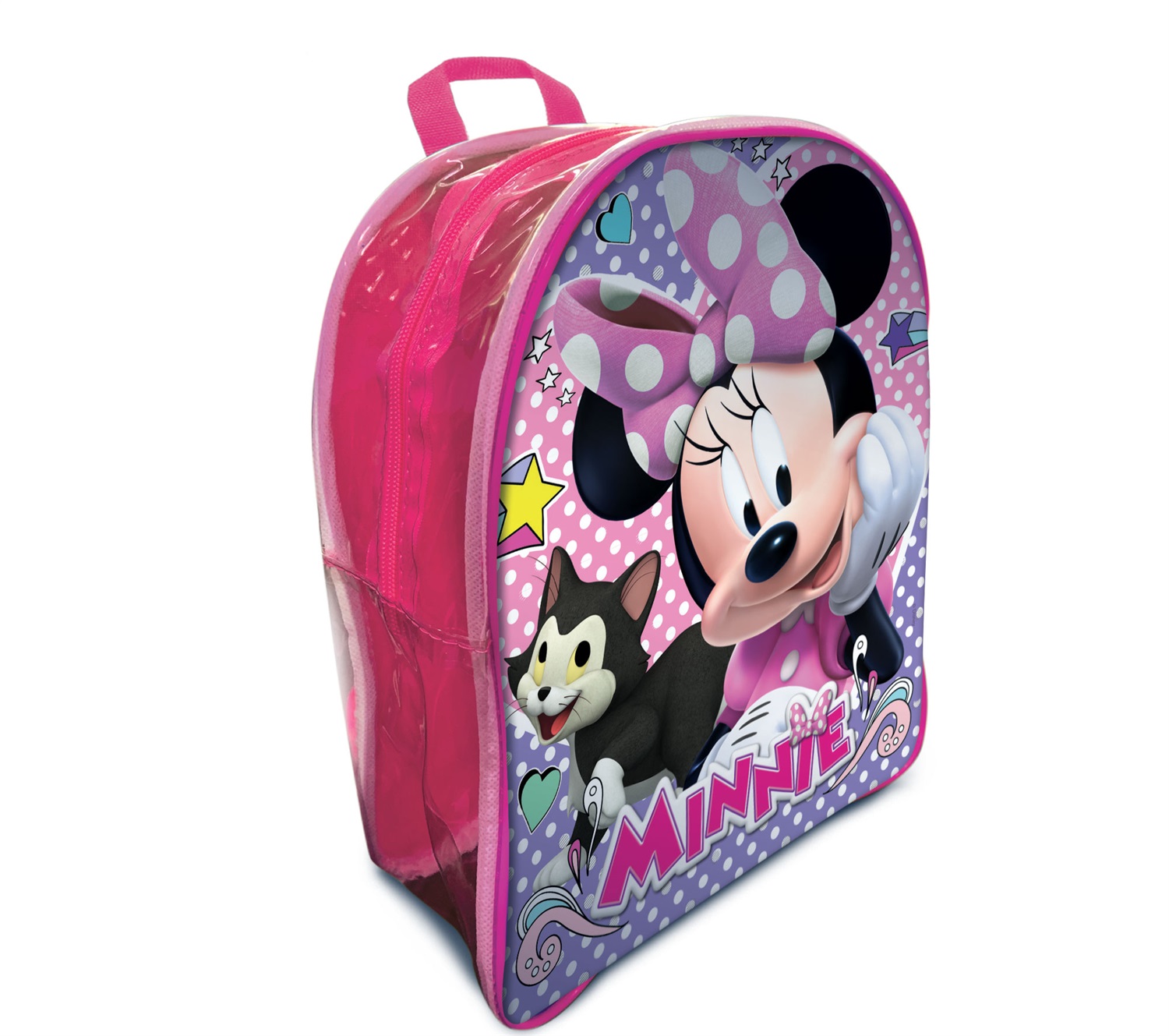LISCIANI Minnie Zainetto Coloring e Drawing School - Zaino Multicolore con Lavagnette e Pennarelli