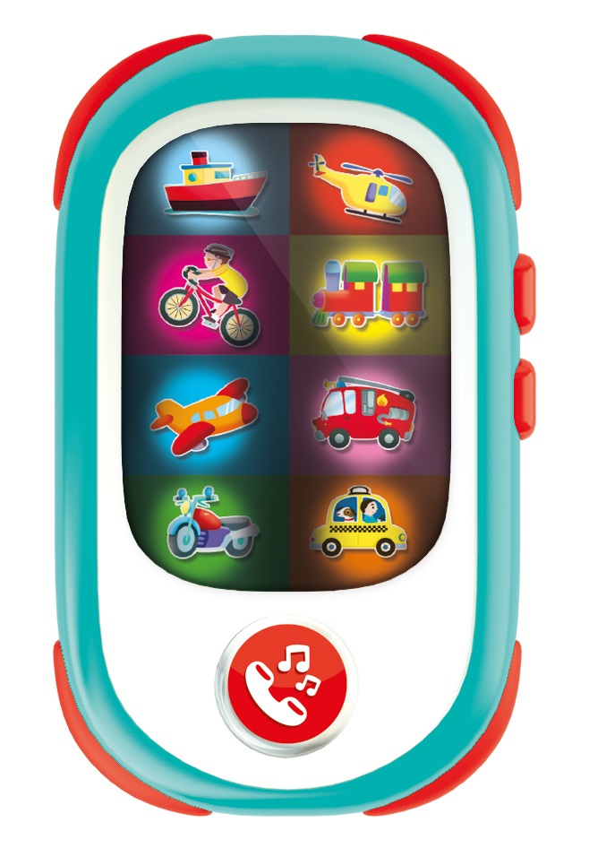 Lisciani Carotina Baby Smartphone LED - Giocattolo Educativo Parlante e Luminoso per Bambini da 12 Mesi con Funzioni Didattiche e Suoni Musicali