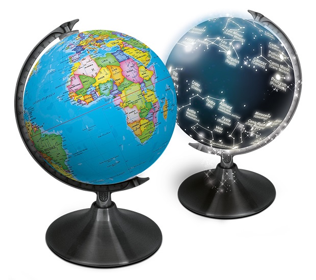 Lisciani I'm A Genius Mappamondo Politico con Costellazioni e Planetario Luminoso