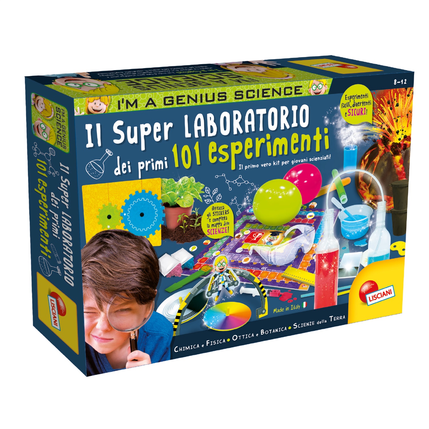 Lisciani - I'm A Genius Il Super Laboratorio Dei Primi 101 Esperimenti: 101 Esperimenti Scientifici per Bambini