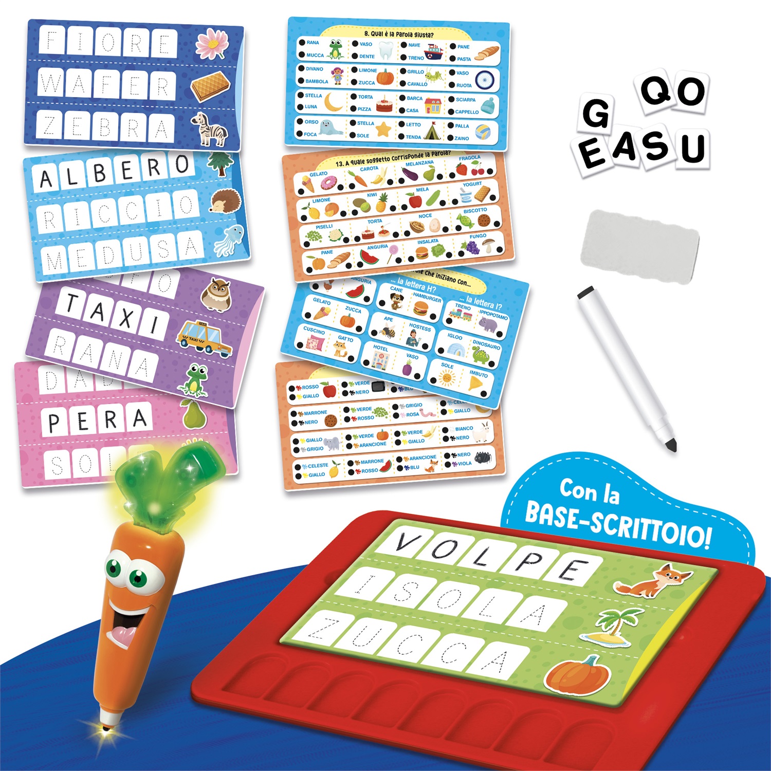 Lisciani Carotina Penna Parlante - Vocabolario dei Bambini con Consolle Didattica