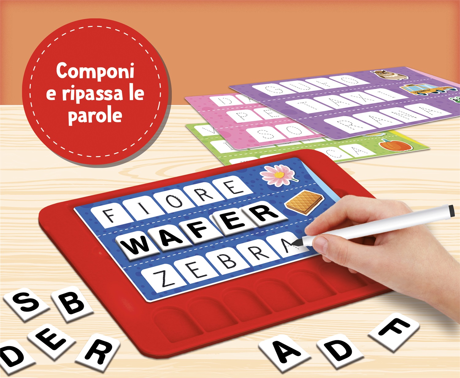 Lisciani Carotina Penna Parlante - Vocabolario dei Bambini con Consolle Didattica