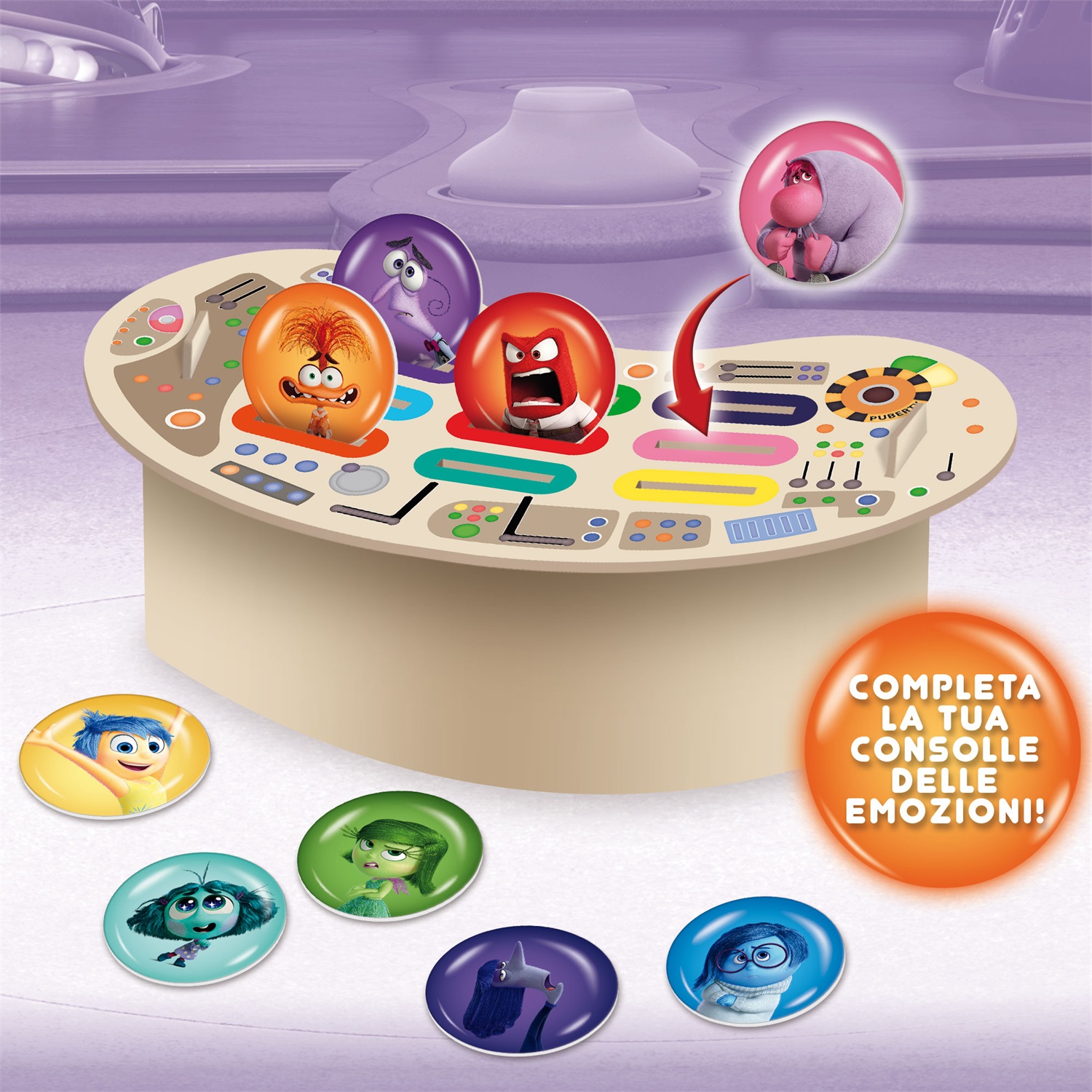 Lisciani Inside Out 2 il Gioco delle Emozioni - Gioco da Tavolo con Consolle 3D, Quiz e Sfide per 2-4 Giocatori
