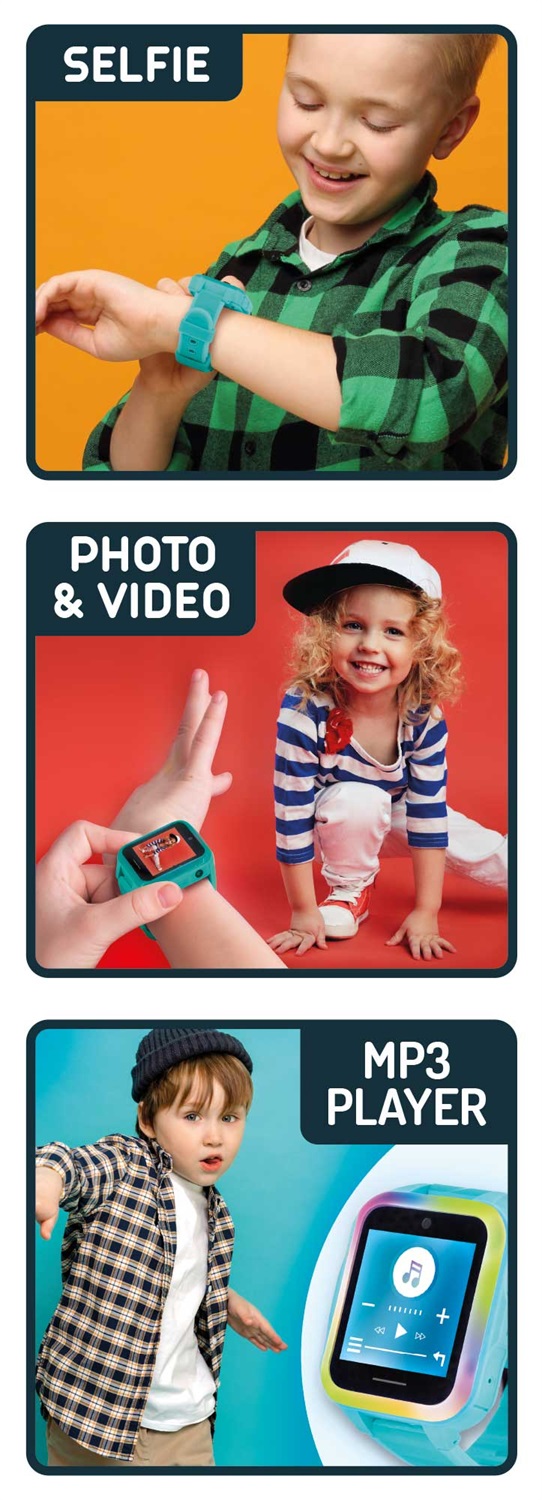 Lisciani Hi Tech Educativo Mio Watch - Smartwatch per Bambini con Doppia Fotocamera, 10 Giochi di Abilità e App My Pet