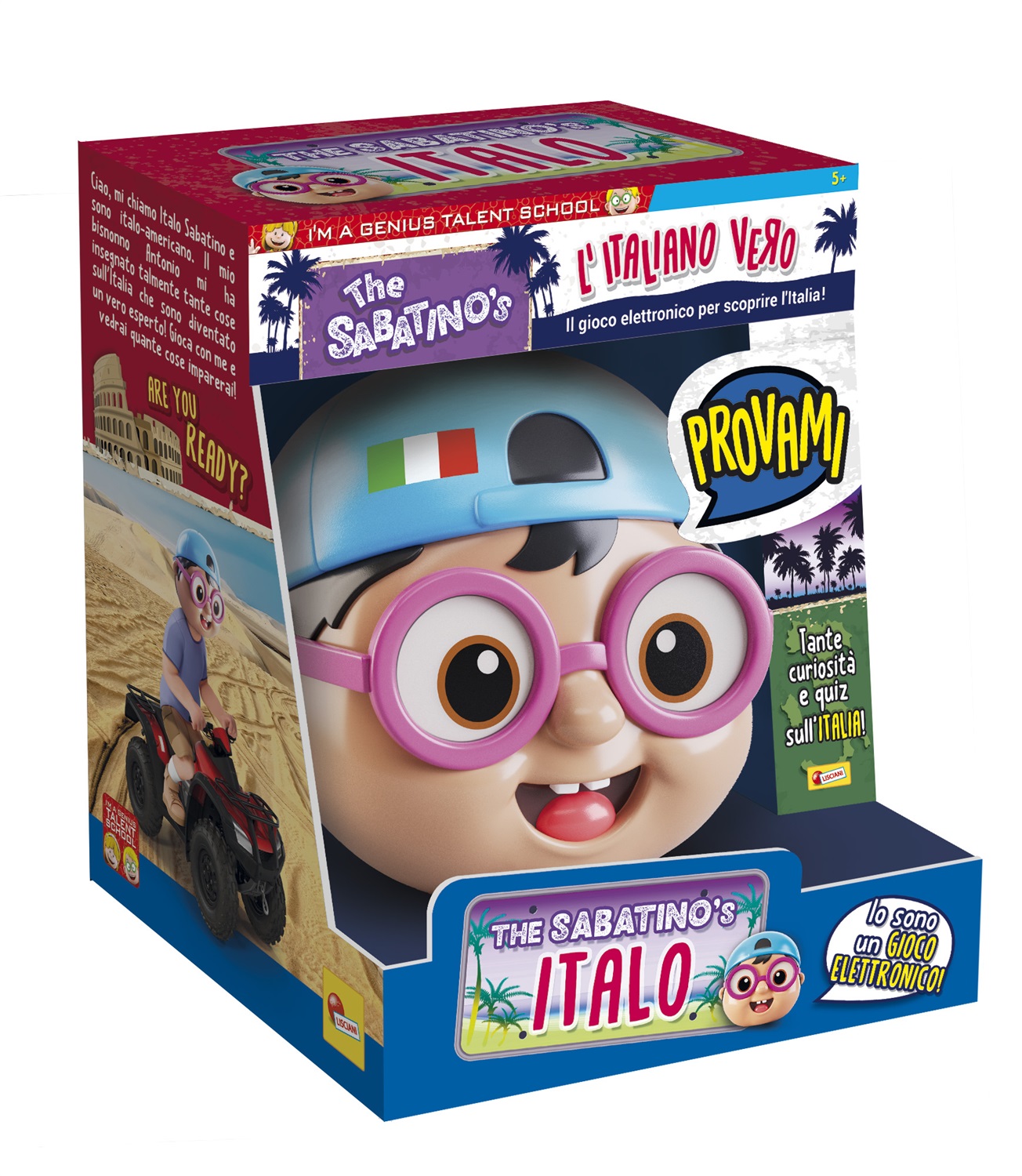 Lisciani I'm a Genius The Sabatino's L'italiano Vero - Gioco educativo elettronico interattivo per bambini della scuola primaria