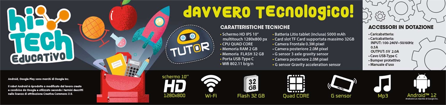 Lisciani Hi Tech Educativo Mio Tab Tutor 10